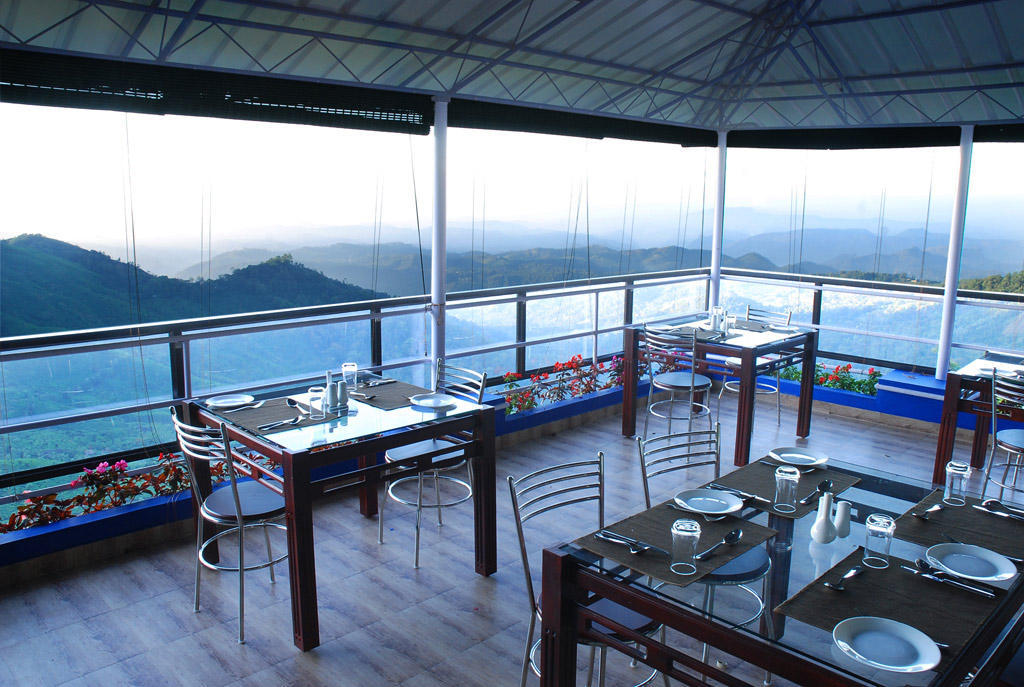 Munnar HOllyhock restaurant view